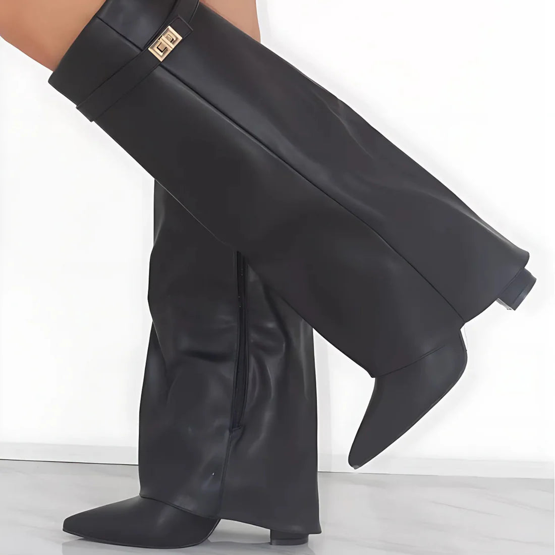 Shikol Shark Fold-Over Lock Boots